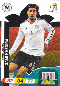 Sami Khedira Germany Panini UEFA EURO 2012 #33